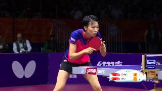 【動画】武楊 VS 丁寧 クオロス2015年世界卓球選手権準々決勝