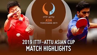 【動画】ガナナセカラン VS 馬龍 2019 ITTF-ATTUアジアカップ 準々決勝