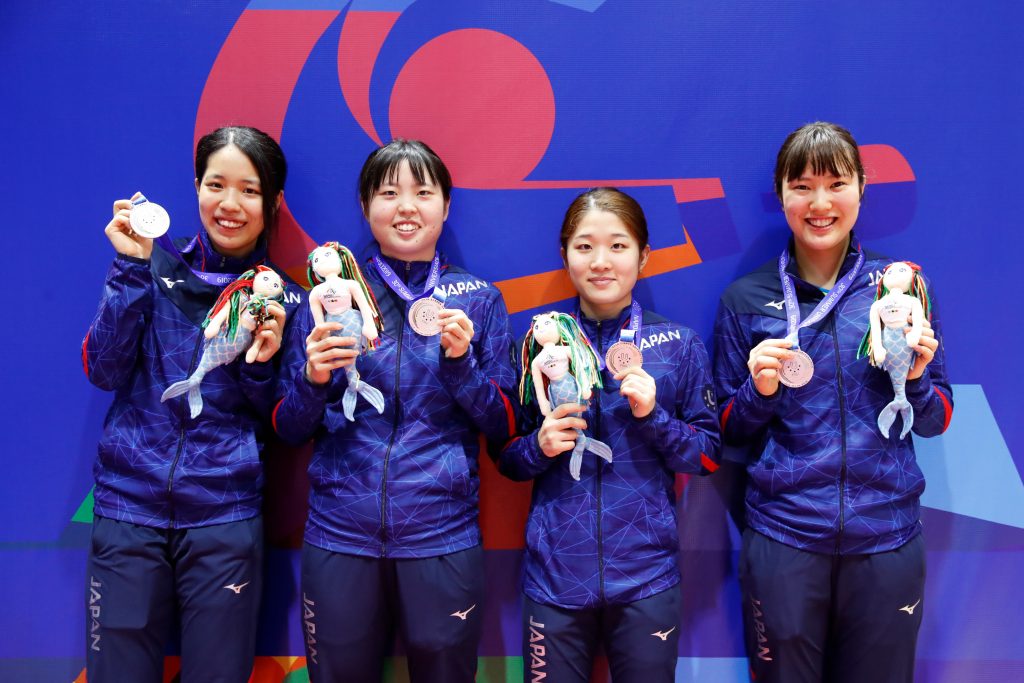 安藤みなみ/笹尾明日香と男子の2ペアが銅メダル 2019年ユニバーシアード 卓球