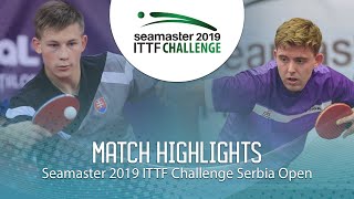 【動画】ラスムッセン VS ORAC Daniel ITTFチャレンジ・セルビアオープン