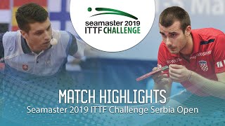 【動画】ARTEMENKO Nikita VS PUCAR Tomislav ITTFチャレンジ・セルビアオープン ベスト64