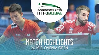 【動画】TIAN Ye VS CIPIN Filip 2019 ITTFチャレンジ・スロベニアオープン