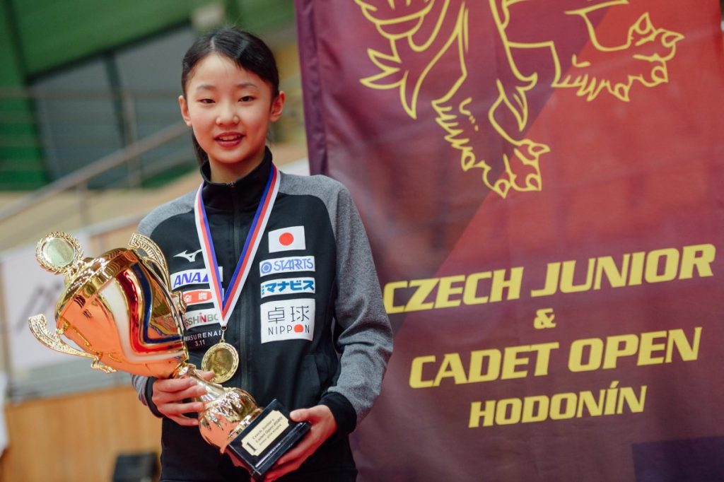 張本美和が3冠達成 青木咲智は張本との複で金、単で銅メダル ジュニアサーキット・チェコ 卓球