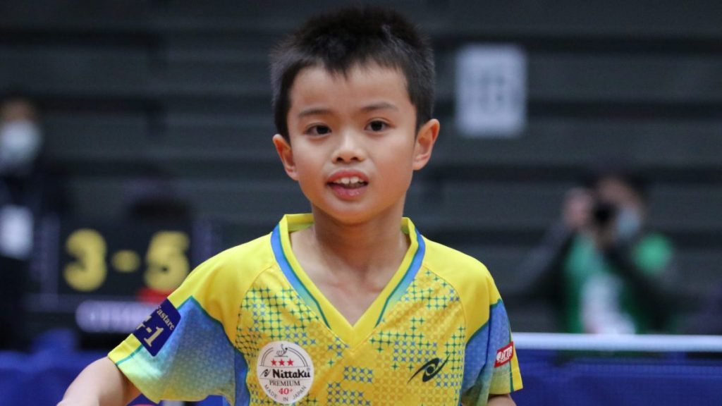 大会最年少の9歳大野颯真は惜敗、初戦突破ならず ジュニア男子1回戦全結果 2021全日本卓球