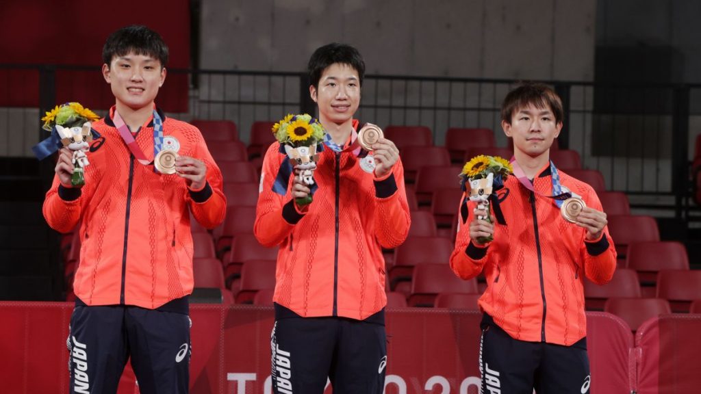 日本は金1、銀1、銅2で自国開催五輪を終える 東京五輪最終順位まとめ 東京2020オリンピック卓球