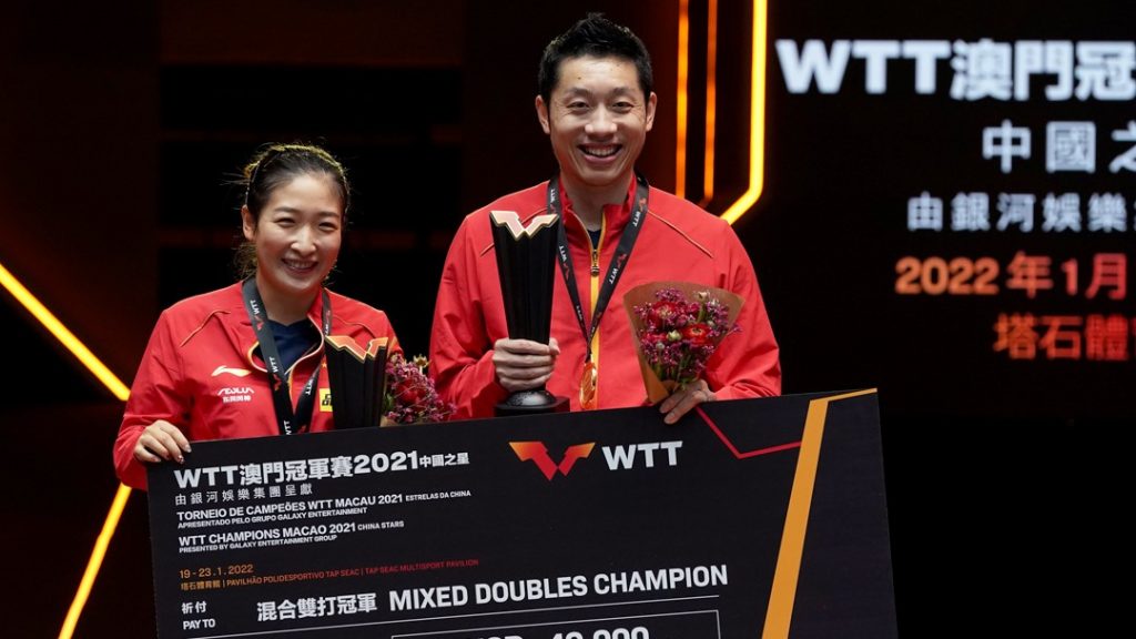 WTTチャンピオンズマカオは王楚欽と王曼昱がV 2022WTT卓球