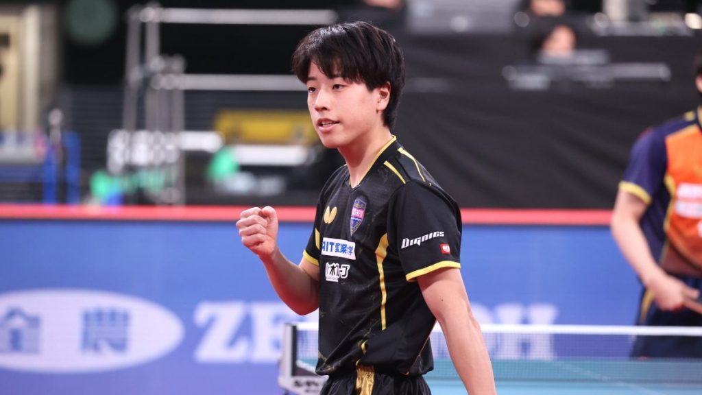 篠塚大登が新たにナショナルチーム入り 2023年度NT選手、NT候補選手が発表 卓球