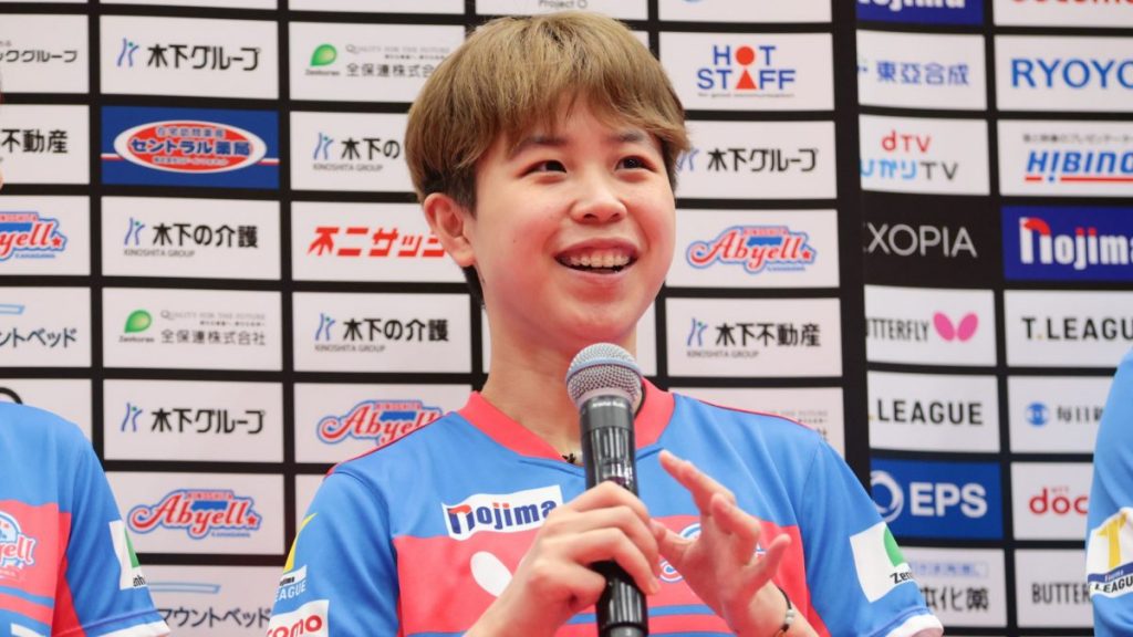 木下アビエル神奈川が昨シーズン複2勝、世界ランク24位の朱芊曦と契約更新 6thシーズン 女子卓球Tリーグ2023-2024