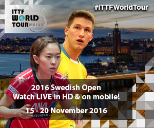 上田仁や神巧也ら予選で快勝 ITTFワールドツアー スウェーデンオープン 卓球