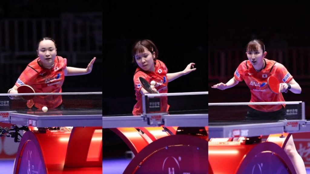 日本女子は順当に2連勝 男子は難敵チェコに完封勝利 2024世界卓球釜山大会（団体戦）
