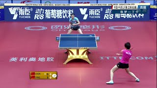 【動画】丁寧 VS 陳夢 2016年SheSays中国オープン 準決勝