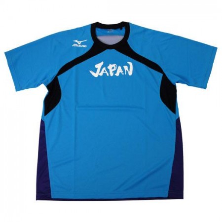 14年卓球日本代表応援Tシャツ（スカイブルー×バイオレット）