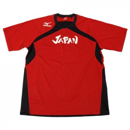 14年卓球日本代表応援Tシャツ（レッド×ブラック）