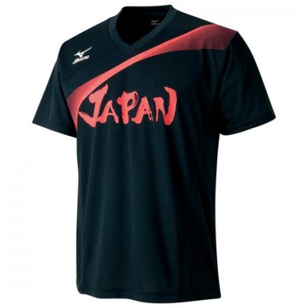 2016年日本代表応援Tシャツ(卓球)[ユニセックス]（ブラック）