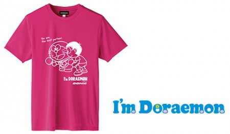 DONIC I'm DORAEMON 卓球 Tシャツ C（ピンク）