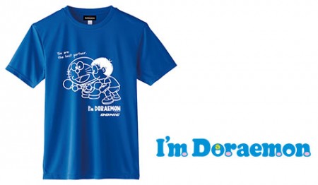 DONIC I'm DORAEMON 卓球 Tシャツ C（ブルー）