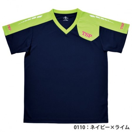 TT-174シャツ（ネイビー✖ライム）