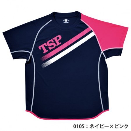 TT-175シャツ（ネイビー×ピンク）